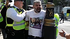 Clashes between pro and anti Erdogan protesters in London