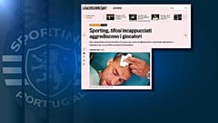 Фанаты избили футболистов "Спортинга"