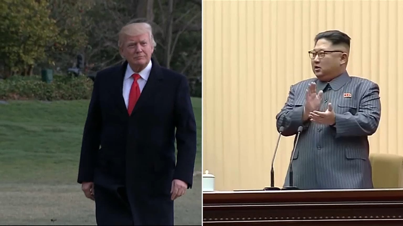 US-Präsident Donald Trump / Nordkoreas Machthaber Kim Jong-un