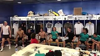 Palleggi di testa con i calciatori del Real Madrid: lo show del figlio di Marcelo