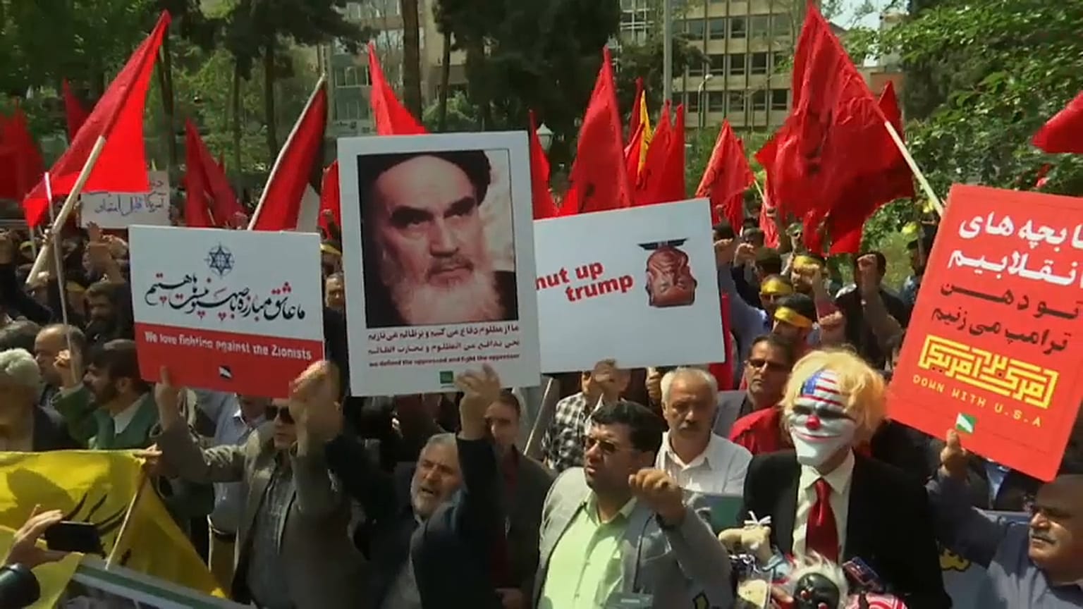 Iranianos solidarizam-se com palestinianos