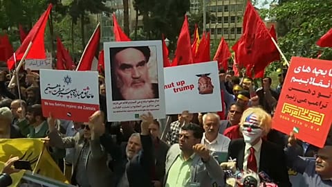 Iranianos solidarizam-se com palestinianos
