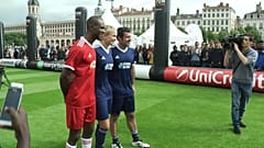 Figo and Abidal look ahead to Europa League Final
