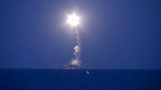 Пуск «Калибра» с корабля Каспийской флотилии