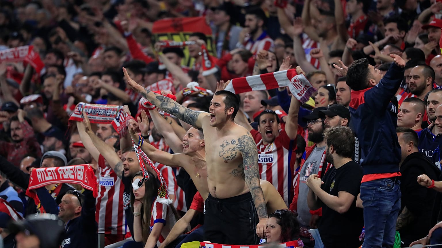 Atletico Madrid UEFA Avrupa Ligi Kupası'nın coşkusunu yaşıyor