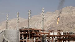 منظر عام لوحدة بحقل غاز بارس الجنوبي في إيران