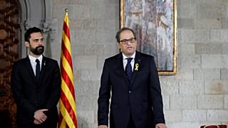 The new Catalan president takes his oath