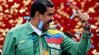 الرئيس الفنزويلي نيكولاس مادورو خلال حملته الانتخابية لولاية جديدة