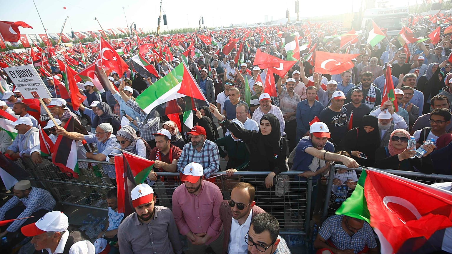 Manifestation pro-palestinienne vendredi à Istanbul