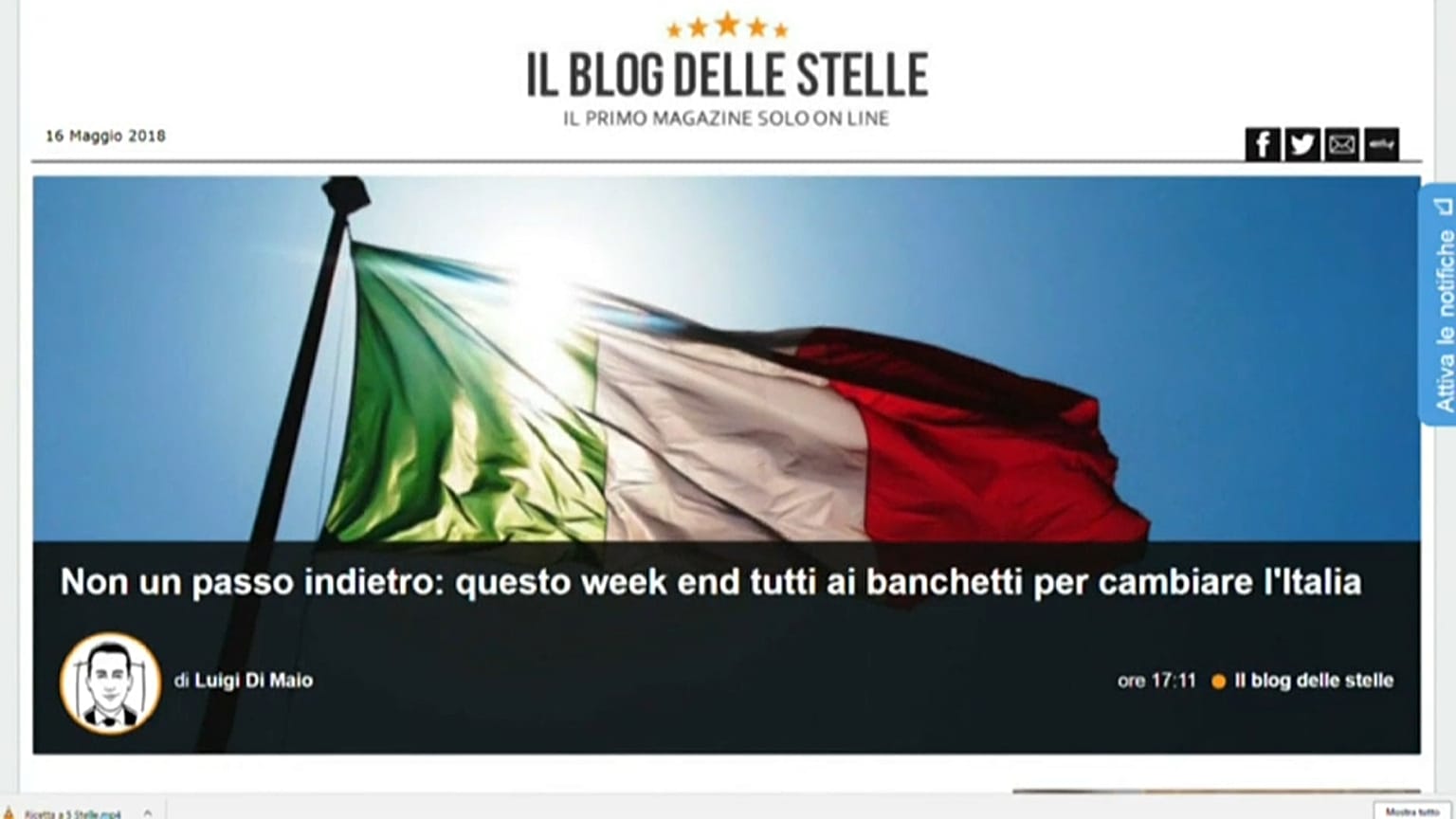 Governo, programma al voto popolare e torna Berlusconi