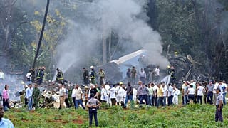A Boeing 737 crashed shortly after taking off from Cuba's main airport.