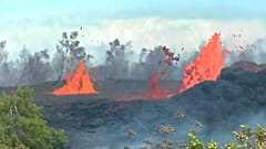 Le lingue di fuoco del Kilauea alle Hawaii