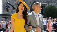 Amal und George Clooney bei der Hochzeit von Harry und Meghan