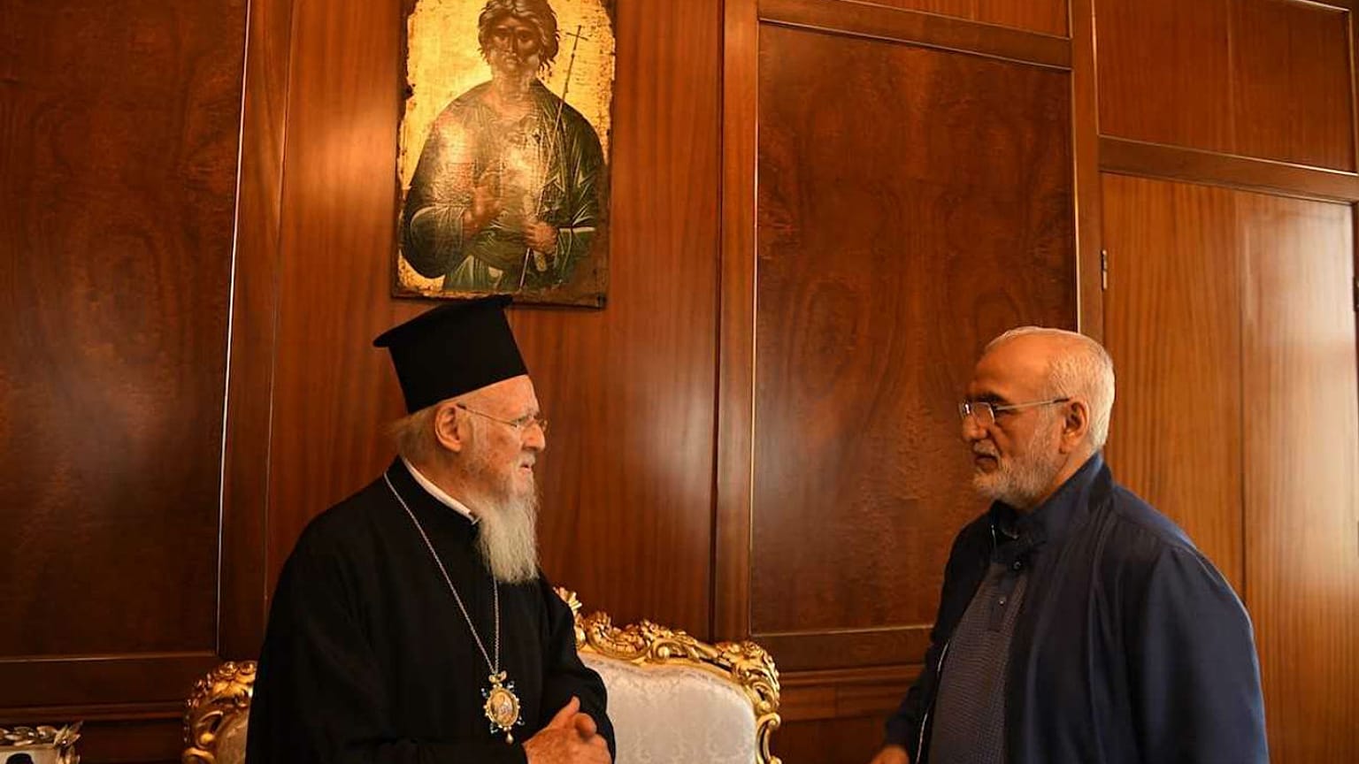 Φανάρι: Συνάντηση Οικουμενικού Πατριάρχη -  Ιβάν Σαββίδη