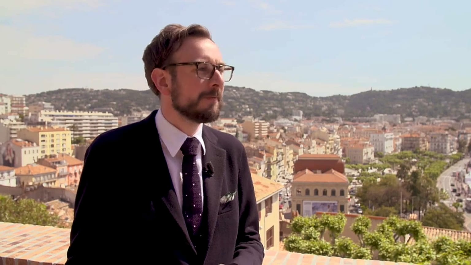 Robbie Collin, Cheffilmkritiker des Daily Telegraph, in Cannes