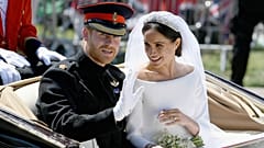 Geschafft! Meghan und Harry nach der Trauung auf der Fahrt durch Windsor