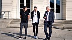 2. Treffen mit einem Präsidenten: Özil  und Gündogan bei Steinmeier