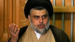 مقتدی صدر با رهبر ائتلاف شبه‌نظامیان «اتحاد فتح» دیدار کرد