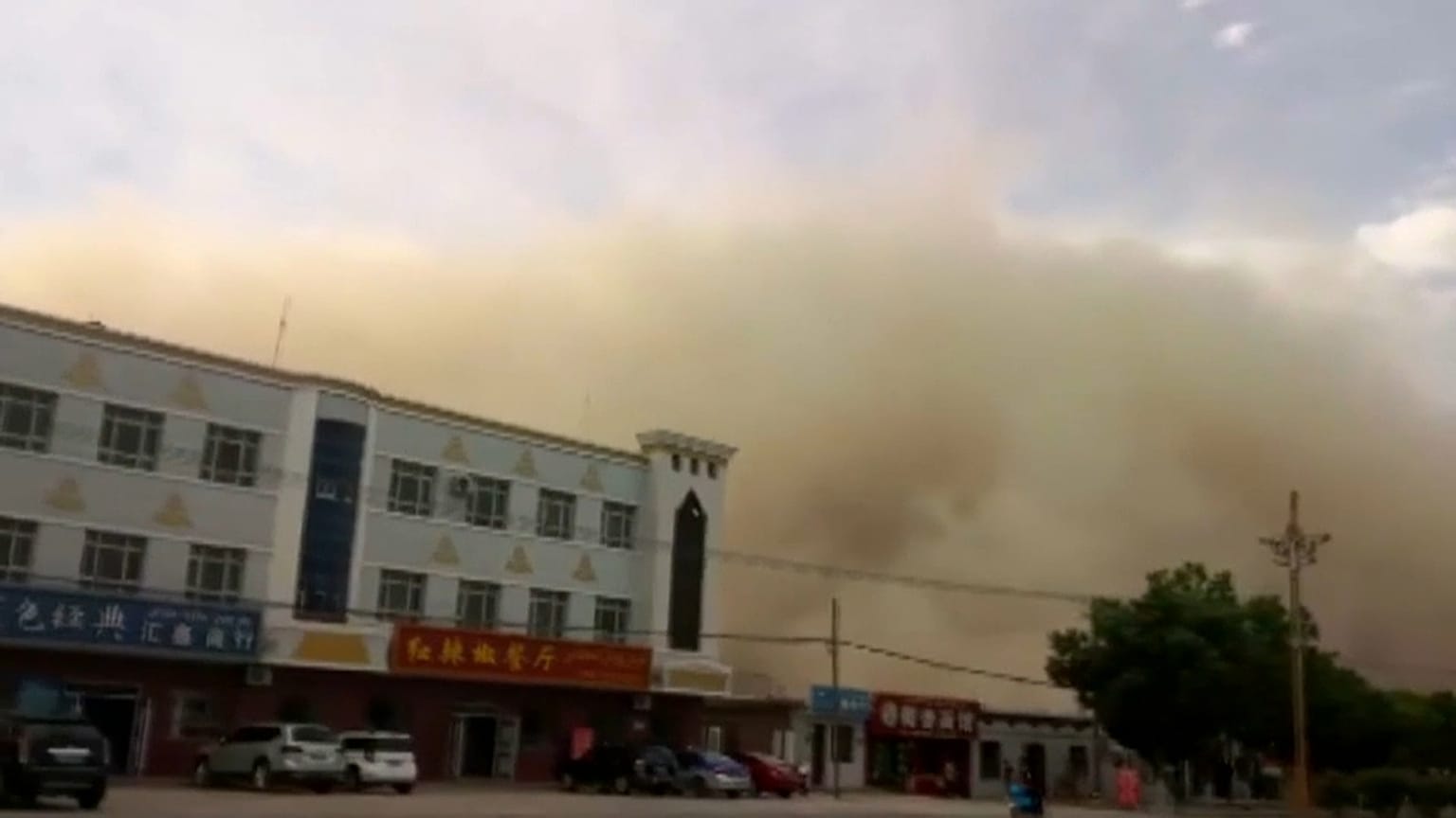 Alerte à la tempête de sable en Chine