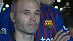 Camp Nou da brividi per l'addio di Iniesta