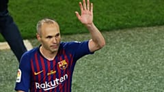 Andrés Iniesta bids farewell to Barcelona