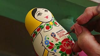 As matrioskas também vão à bola