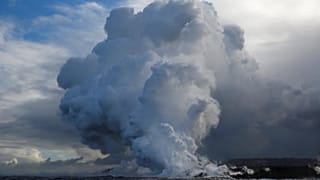 Hawaï : les nuages toxiques du volcan Kilauea