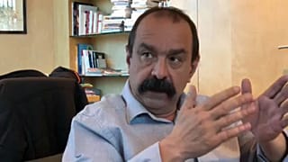 Ο ηγέτης των Γάλλων απεργών στο euronews