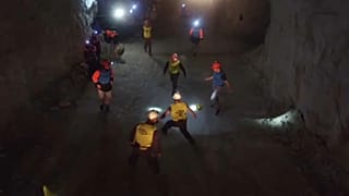 Футбол под землёй