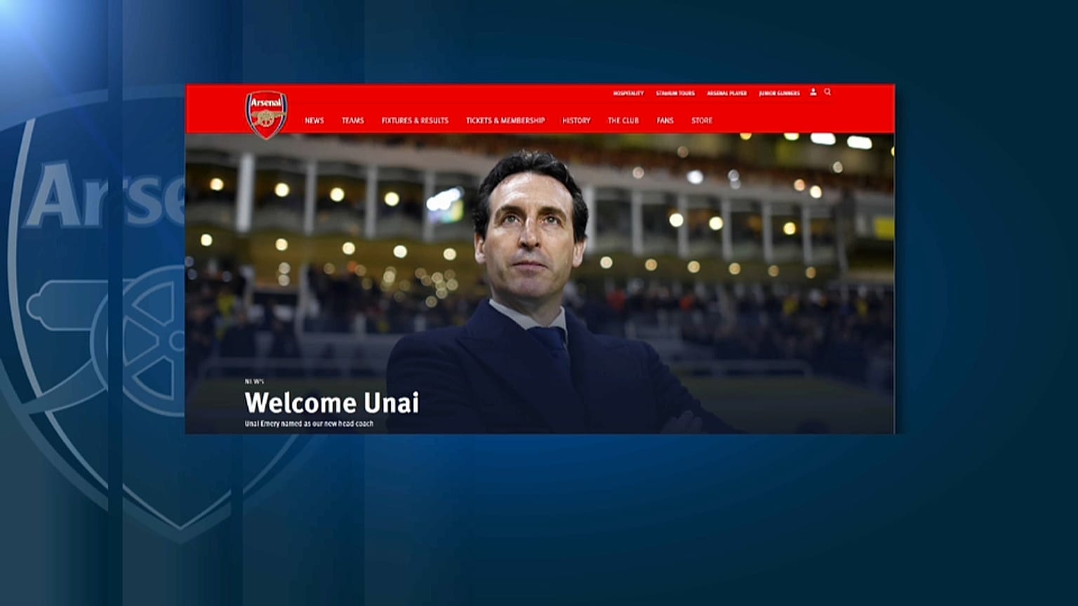 El Arsenal elige a Unai Emery para suceder a Arsène Wenger