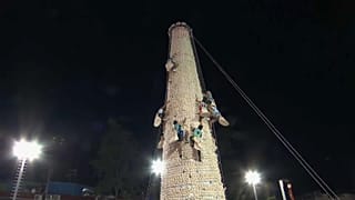 Une tour de brioches à escalader à Hong Kong