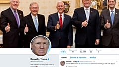 Compte Twitter Donald Trump en mai 2018.