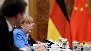 Angela Merkel und Li Keqiang in Peking