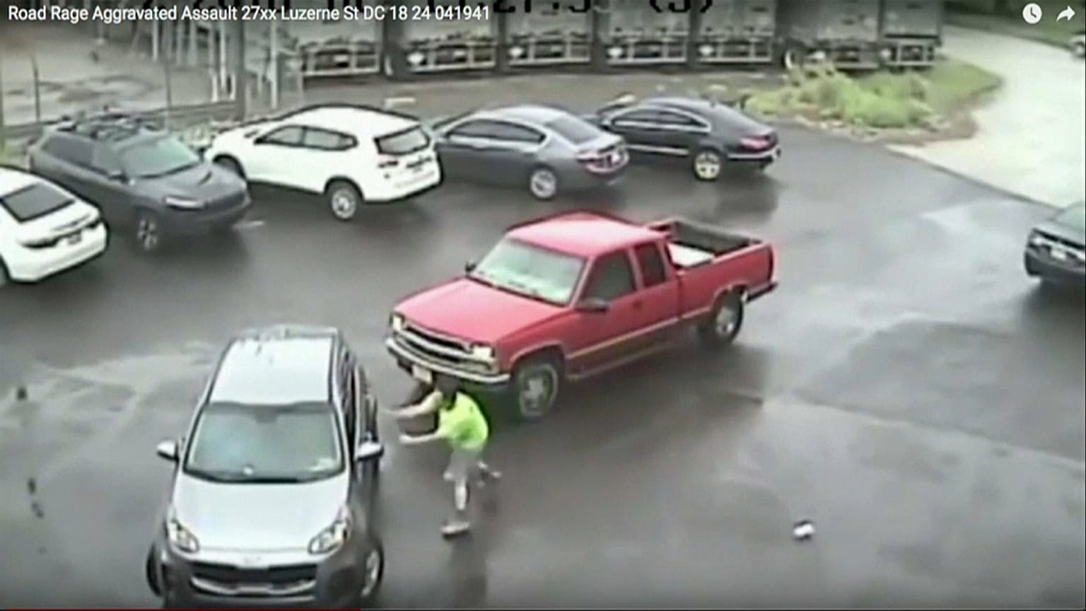 Video road-rage fuelled sledgehammer attack in Philadelphia