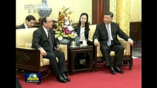 François Hollande en Chine