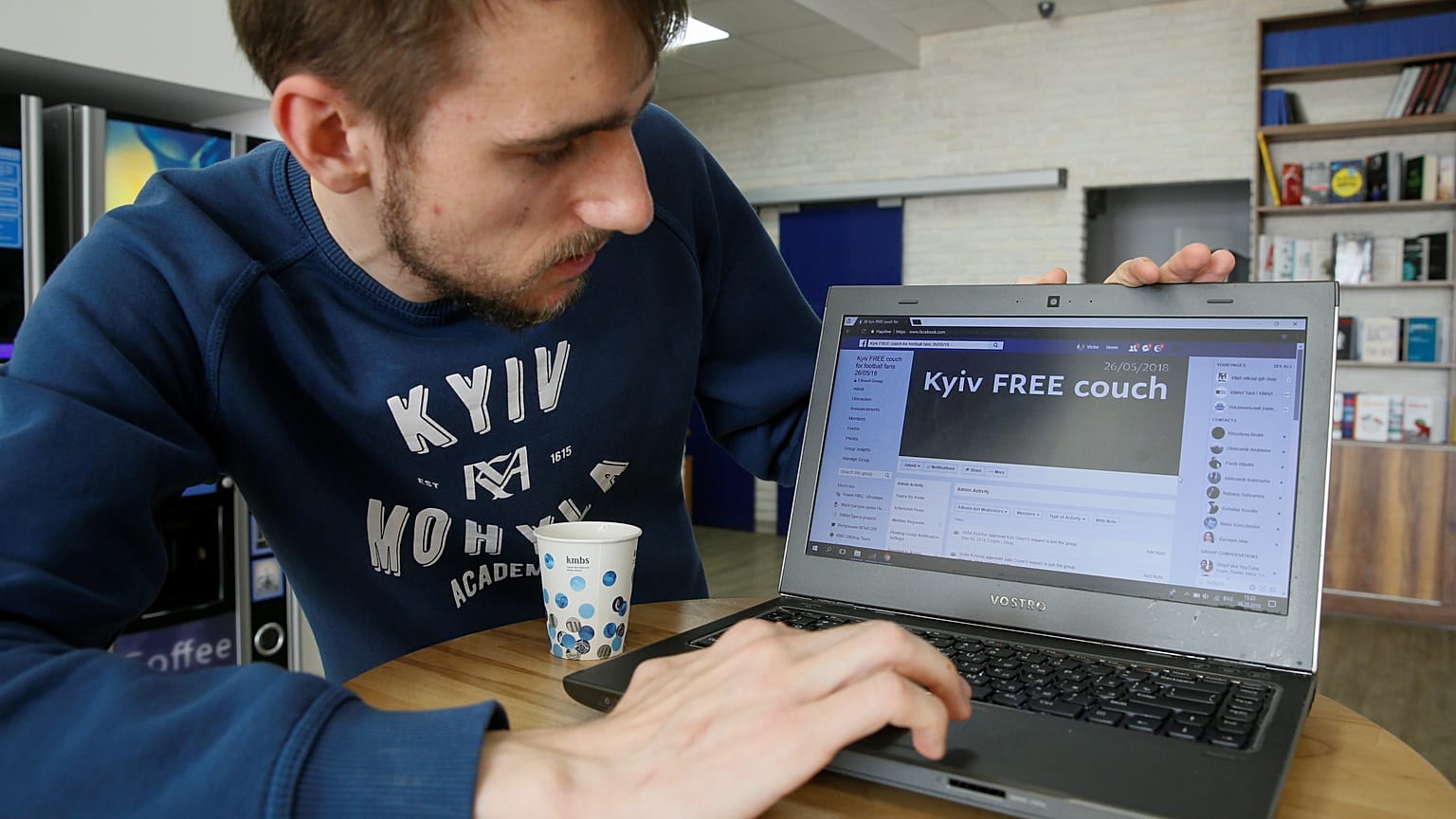 A Kiev, mon canapé gratuit pour les fans