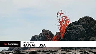 Hawaii'deki volkan patlamaları sürüyor