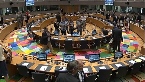 Finance minister meetings in Brussels