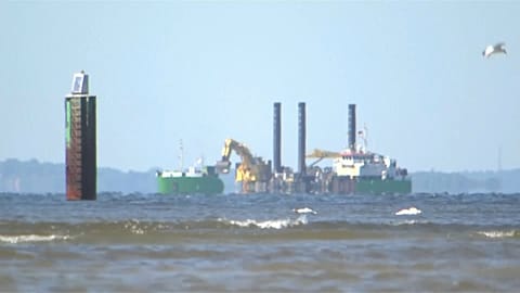Preparations for the Nord Stream II project in the Baltic Sea