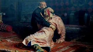 Вандал повредил картину Репина