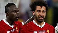 محمد صلاح بعد التعرض للإصابة