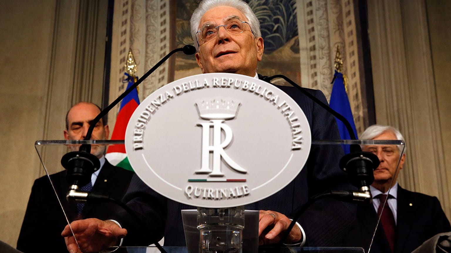 Italiens Staatspräsident Sergio Mattarella