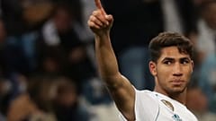 لاعب المنتخب المغربي وريال مدريد الإسباني أشرف حكيمي