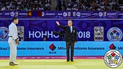 Ο Έλληνας τζουντόκα Θόδωρος Τσελίδης στο Γκραν Πρι του Χοχότ της Κίνας