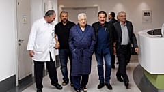 Mahmud Abbas im Krankenhaus