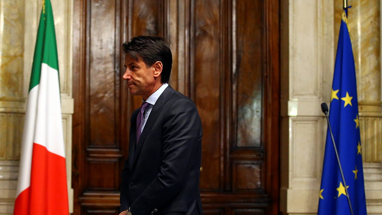 Guiseppe Conte in Rom