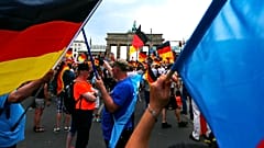 Demonstranten in Berlin