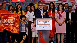 Duque e Petro na segunda volta das presidenciais
