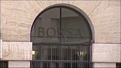 The Milan stock exchange