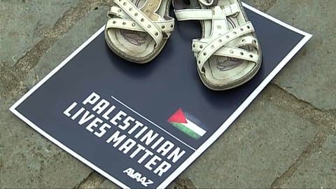 Une paire de chaussures pour chaque mort dans le conflit palestinien 